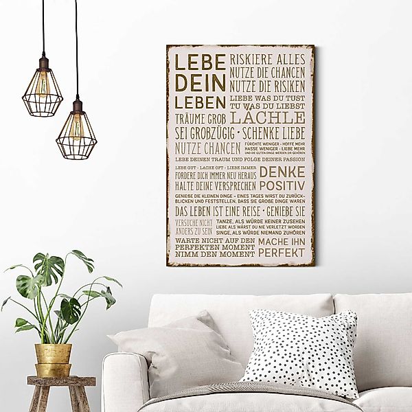 Reinders! Deco-Panel Denke positiv günstig online kaufen
