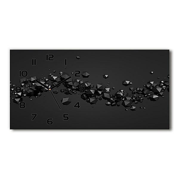 Tulup Wanduhr aus Glas Glasbild Glasuhr günstig online kaufen