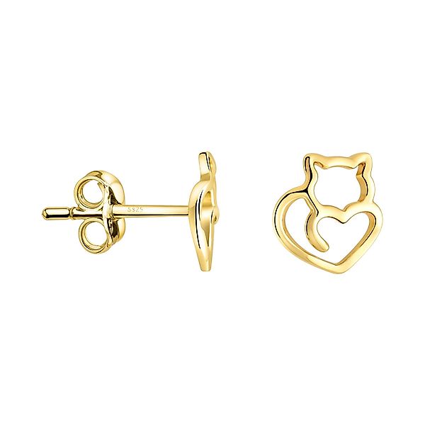 Sofia Milani Paar Ohrstecker Katze, 925 günstig online kaufen