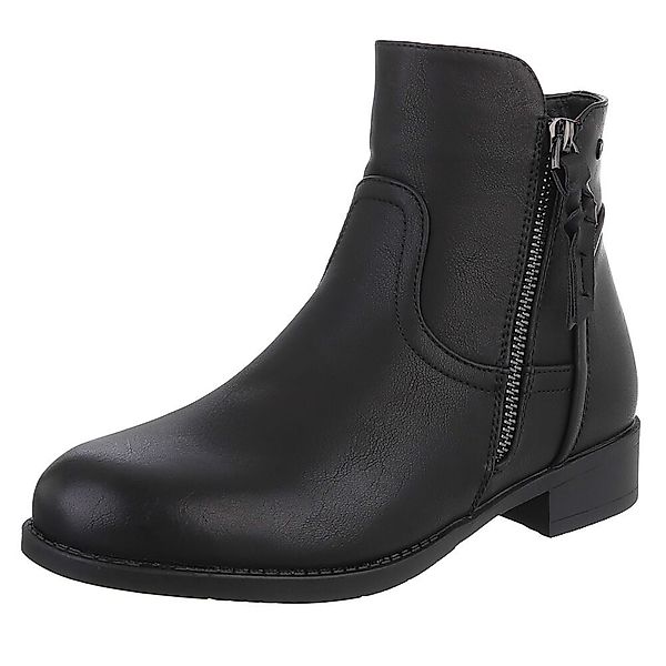 Ital-Design Elegante Ankle-Boots mit Reißverschluss für günstig online kaufen
