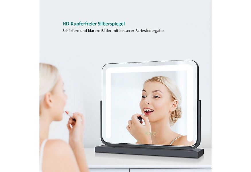 EMKE Schminkspiegel Schminkspiegel LED Kosmetikspiegel Tischspiegel mit Bel günstig online kaufen