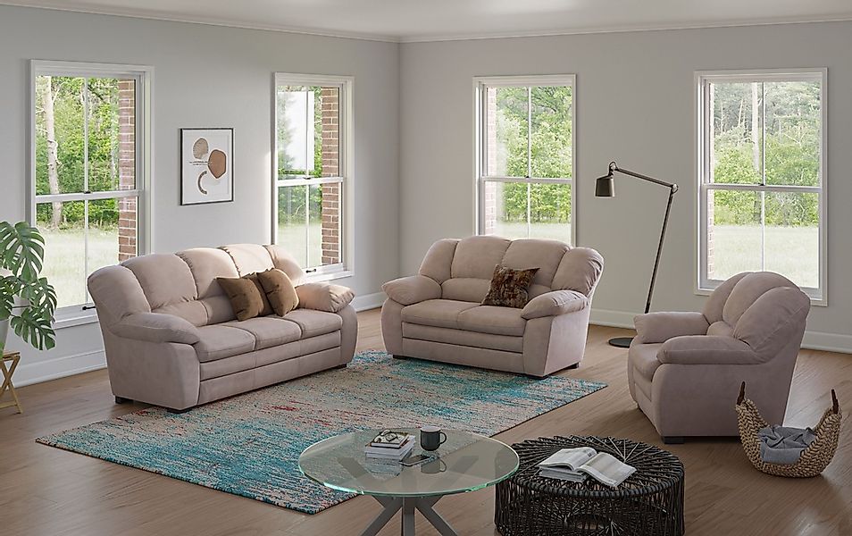 COTTA Polstergarnitur "Casino" Set, 3 Stk. tlg. Sessel, 2-Sitzer, 2,5-Sitze günstig online kaufen