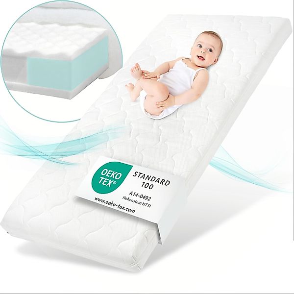Komfortschaummatratze Babymatratze, Kindermatratze, Sun Garden, 16 günstig online kaufen