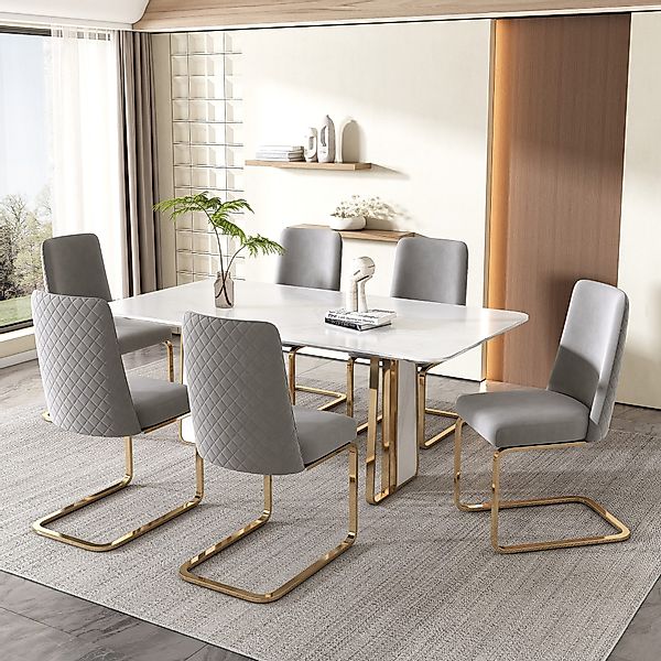 Ulife Esszimmerstuhl Polsterstuhl, Schwingstühle, Lounge-Sessel, mit günstig online kaufen