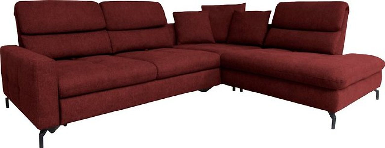 alina Ecksofa Louis, Breite 260 cm, Rückenlehnenverstellung, wahlweise mit günstig online kaufen