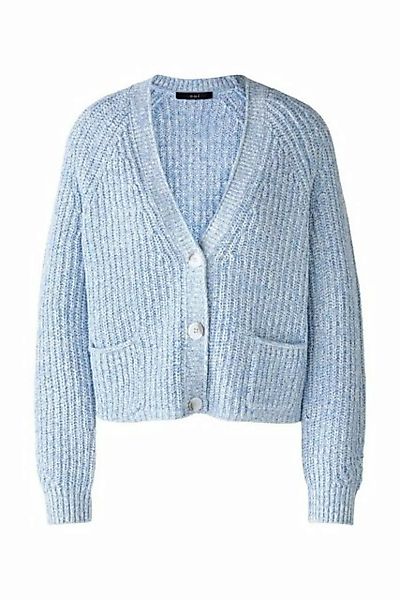Oui Strickjacke Jacke/Jacket, lt blue white günstig online kaufen