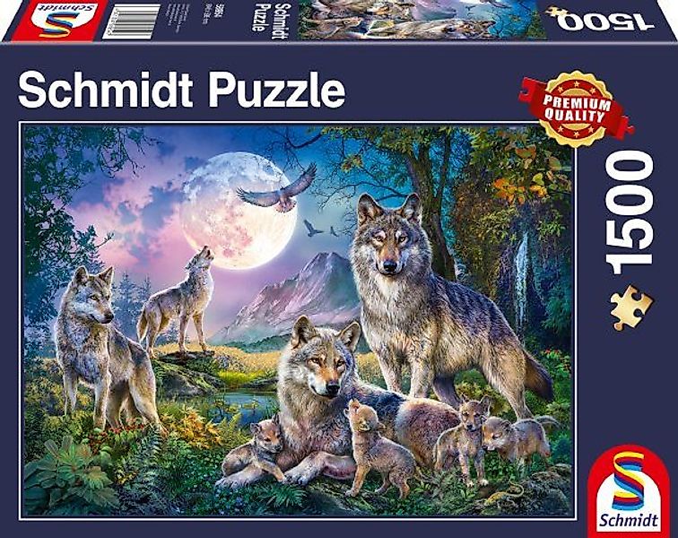 Schmidt Spiele Puzzle Wölfe, 1500 Puzzleteile, günstig online kaufen