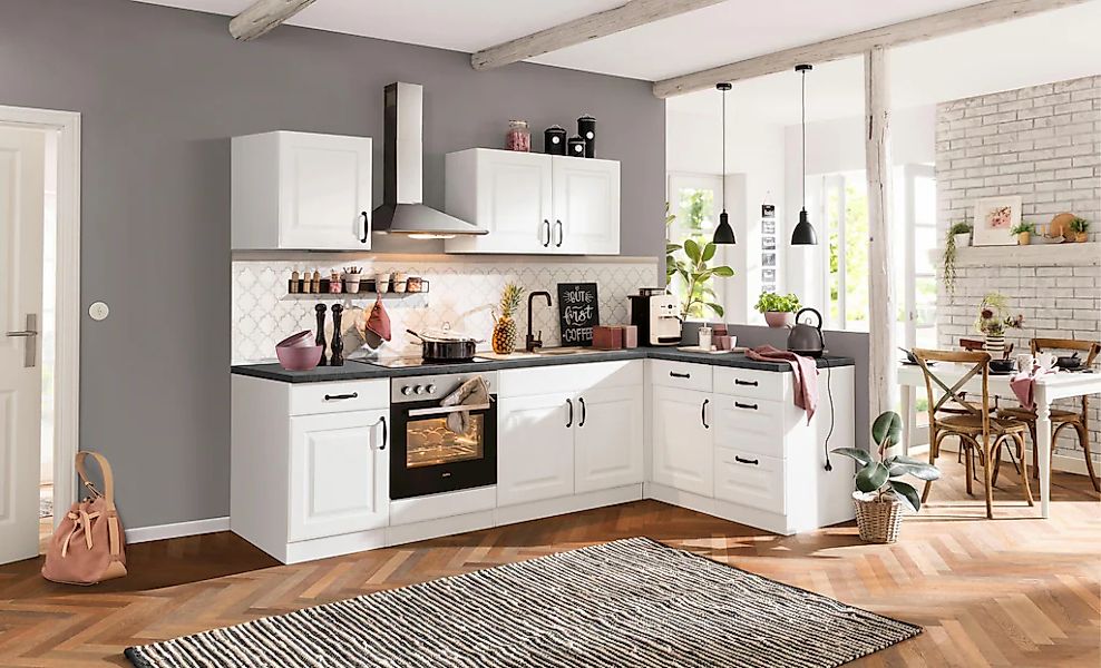 wiho Küchen Küchenzeile "Erla, TOPSELLER" ohne E-Geräte, Breite 210 cm günstig online kaufen