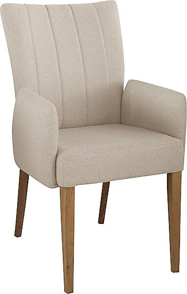 Home affaire Armlehnstuhl »Dia« () Gestell Eiche massiv geölt günstig online kaufen