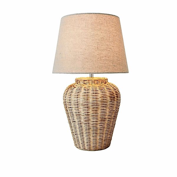 Mirabeau Tischleuchte Tischlampe Ernée beige günstig online kaufen