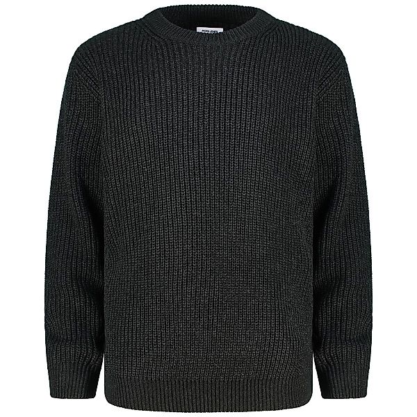 Jack&Jones Pullover in melierter Optik Farbe schwarz Größe: 3XL günstig online kaufen