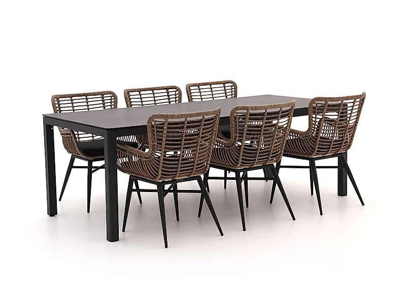 Intenso Asti/La Fonte 220 cm Gartenmöbel-Set 7-teilig günstig online kaufen