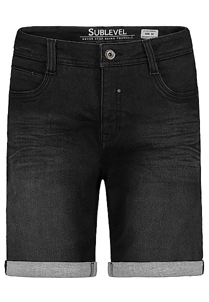 SUBLEVEL Jeansshorts Sommerliche Denim Bermuda mit günstig online kaufen