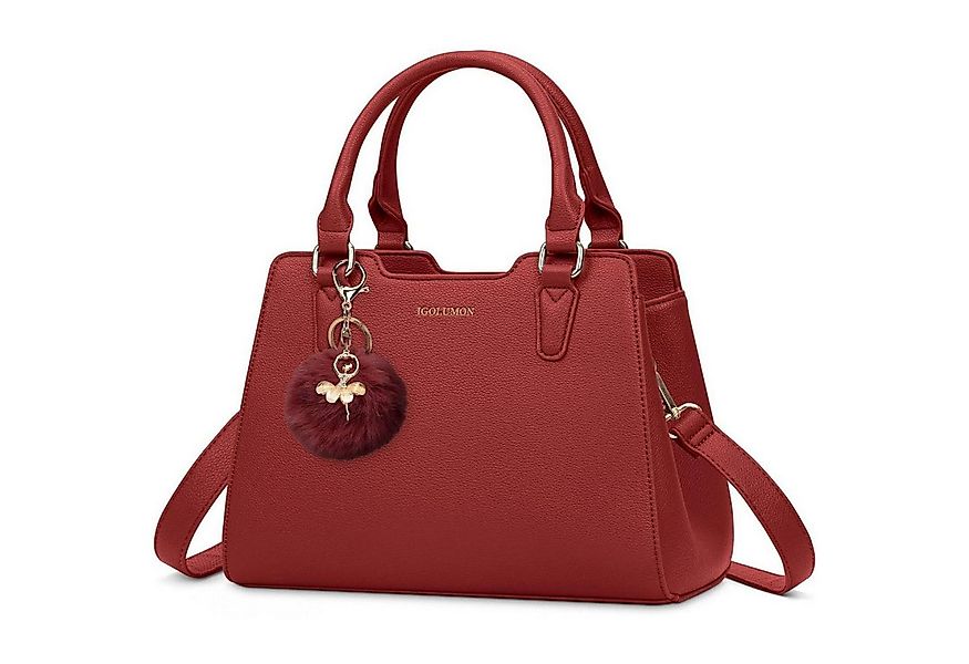 LuxusKollektion Handtasche Handtasche Damen Mittelgroß PU-Leder Henkeltasch günstig online kaufen