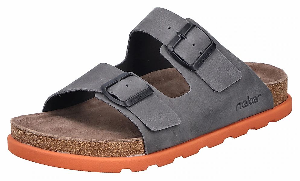 Rieker Pantolette, Sommerschuh, Strandschuh, Hausschuh mit bequemem Fußbett günstig online kaufen