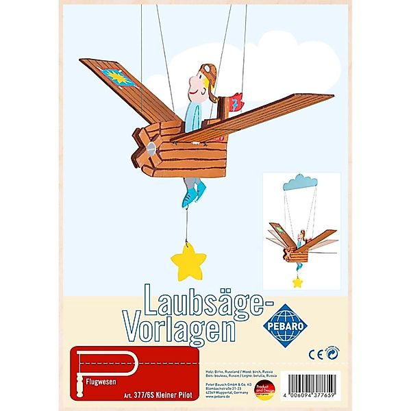 Pebaro Laubsägevorlage Kleiner Pilot günstig online kaufen