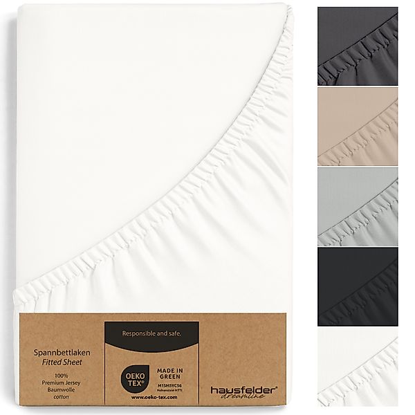 Hausfelder Spannbettlaken Boxspring Bettlaken, Spannbetttuch (Boxspring, günstig online kaufen