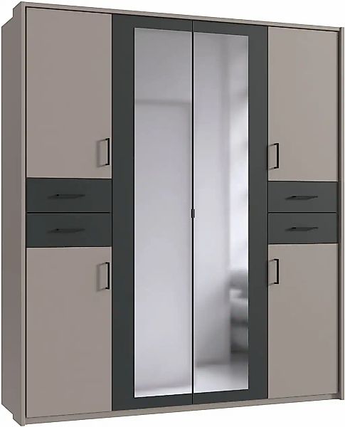 Wimex Drehtürenschrank "Vegas", inklusive Passepartout-Rahmen, mit Spiegelt günstig online kaufen