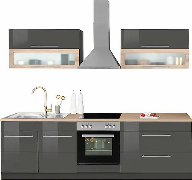 HELD MÖBEL Küchenzeile "Wien", Breite 260 cm, wahlweise mit E-Geräten günstig online kaufen