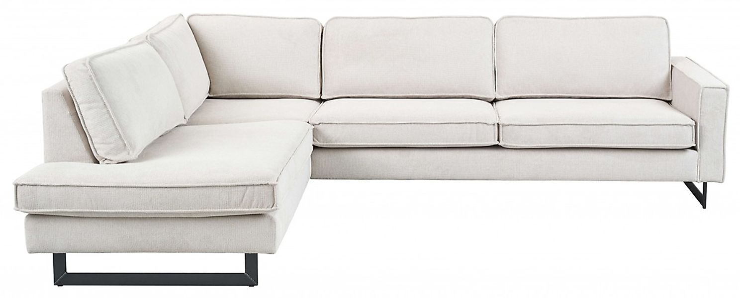 Places of Style Ecksofa »Pinto, 290 cm, Cord, Chenille, Lederoptik, Ottoman günstig online kaufen