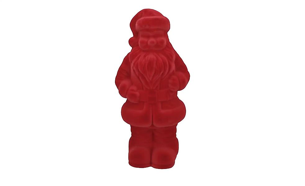 Deko Figur Weihnachtsmann   ¦ rot ¦ Kunststoff,Polyester ¦ Maße (cm): H: 40 günstig online kaufen