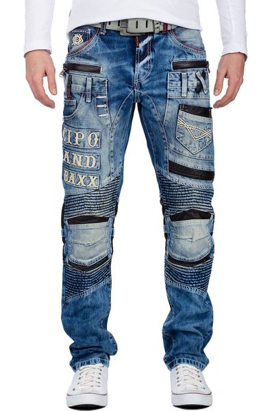 Cipo & Baxx Bikerjeans Herren straight günstig online kaufen