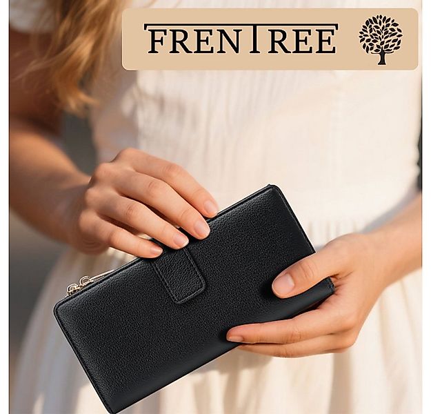Frentree Geldbörse Damen Portemonnaie mit RFID Schutz, extra Fächern, für K günstig online kaufen