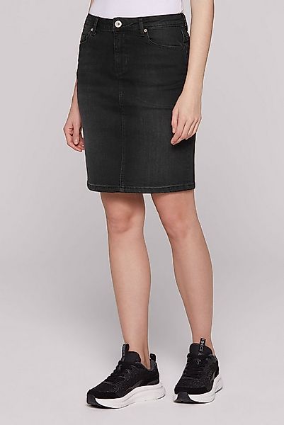 SOCCX Jeansrock mit Gehschlitz günstig online kaufen