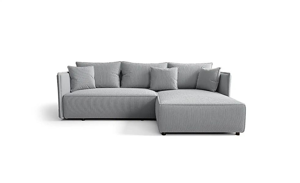 Ecksofa mit Schlaffunktion Milano ¦ grau ¦ Maße (cm): B: 245 H: 85 Polsterm günstig online kaufen