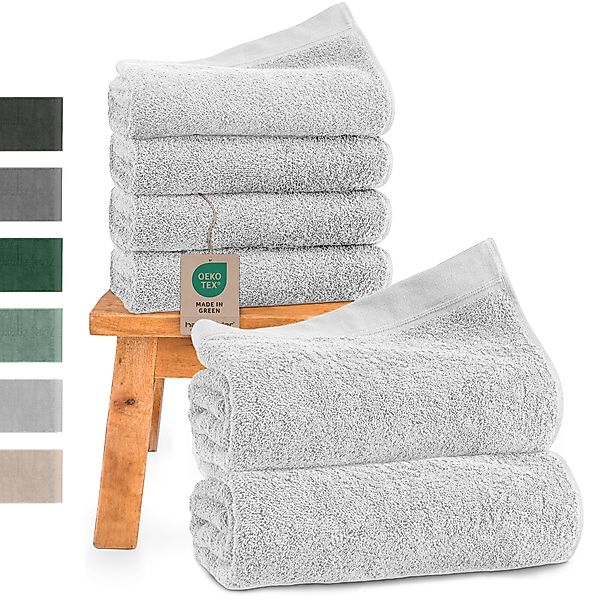 Hausfelder Handtücher Handtuch Set: 2 Badetücher günstig online kaufen