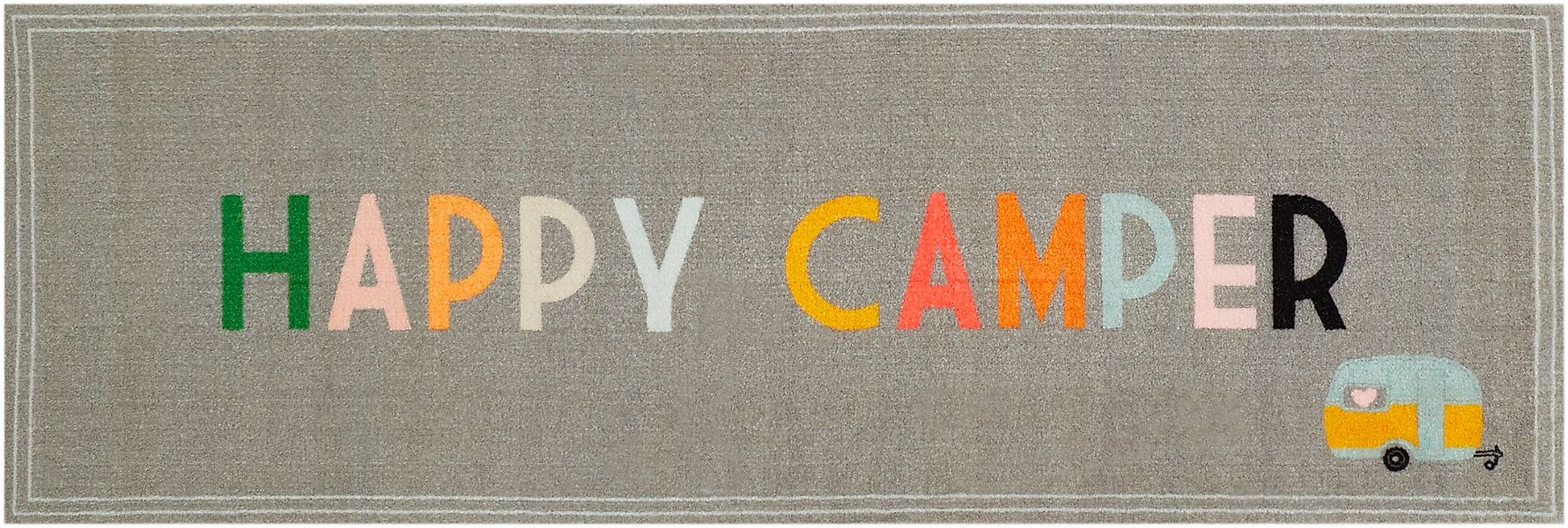 my home Läufer »Camping«, rechteckig, 8,5 mm Höhe, mit Schriftzug, ideal fü günstig online kaufen