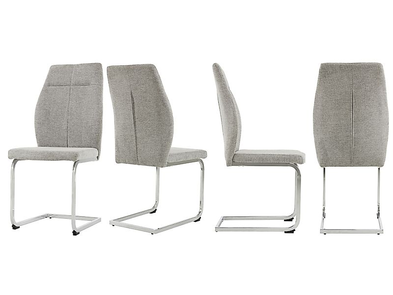 SeedWave Freischwinger Leinen-Freischwinger 4er-Set, Hochlehner-Sessel mit günstig online kaufen