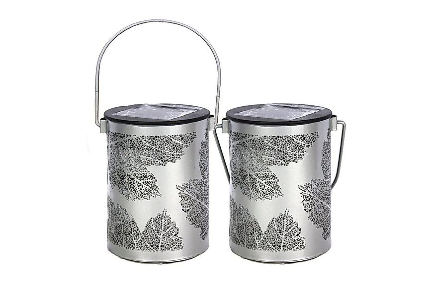 HTI-Living LED Solarleuchte Solarlaterne Blatt, 2er Set Luna, Solarleuchte günstig online kaufen