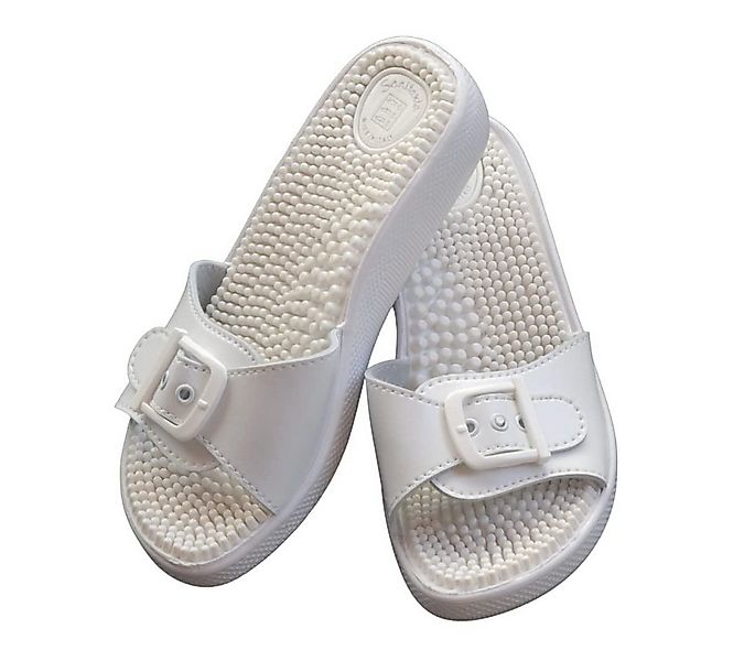 Medosan Massage-Pantolette unisex, anatomisch geformtes Fußbett Badepantole günstig online kaufen