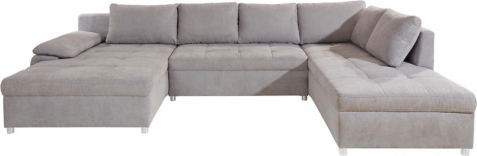 Home affaire Wohnlandschaft "Top Bilbao U-Form" XXL, wahlweise mit Bettfunk günstig online kaufen