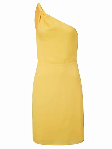Minikleid aus Chiffon SIENNA Zitronengelb günstig online kaufen
