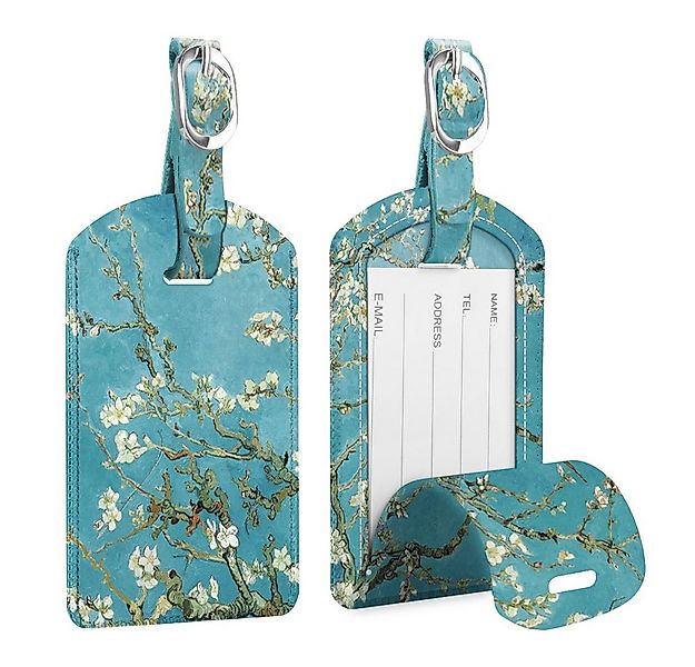 Fintie Gepäckanhänger Kofferanhänger aus Kunstleder, Gepäckanhänger ID Etik günstig online kaufen