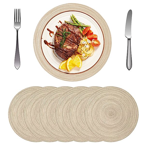 RWEUOQ Platzset Tischset Platz-Matten Platzdeckchen Tischsets günstig online kaufen
