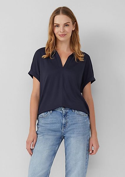 s.Oliver Kurzarmshirt T-Shirt Verkürztes Shirt mit günstig online kaufen
