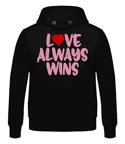 Love Always Wins · Männer Hoodie günstig online kaufen