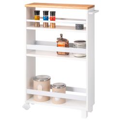 eluno Küchenwagen Küchen-Nischenwagen, Bad-Organizer mit 3 günstig online kaufen