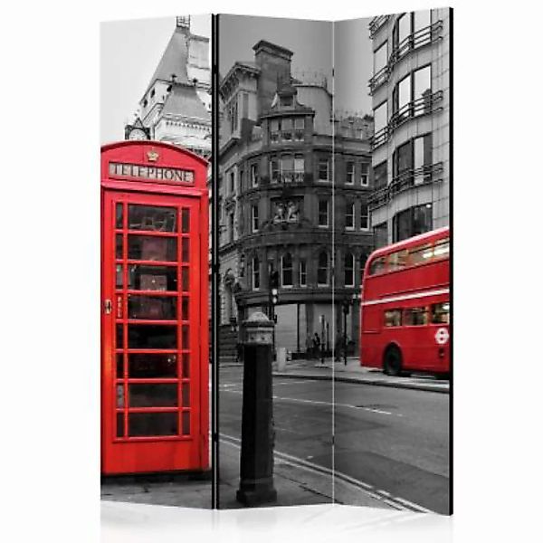 artgeist Paravent London Icons [Room Dividers] mehrfarbig Gr. 135 x 172 günstig online kaufen