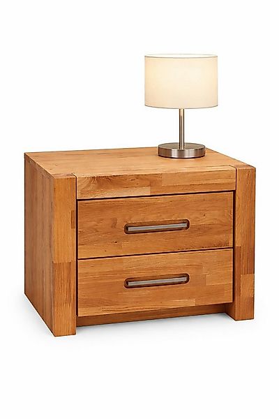 bv-vertrieb Nachtschrank Nachtkonsole Wildeiche Nachtschrank 55/52/40 Softc günstig online kaufen