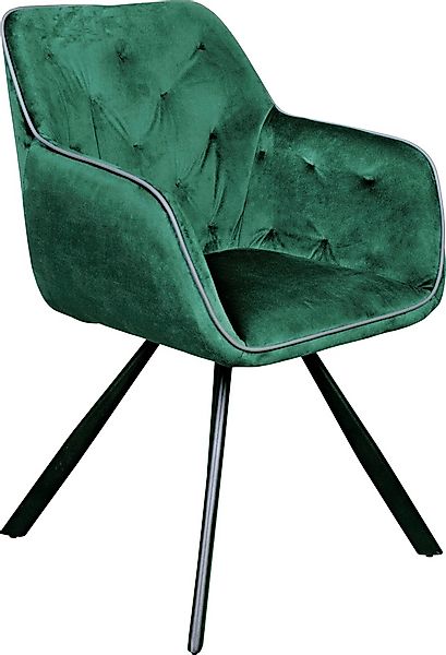 Kayoom Polsterstuhl »Stuhl Eann 125, Stuhl im Retro-Design, edles Design« ( günstig online kaufen