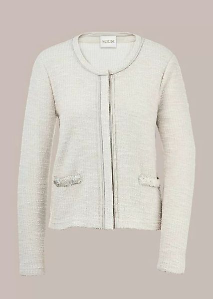 MADELEINE Kurzjacke Kurze Sweat-Jacke mit Pailletten günstig online kaufen