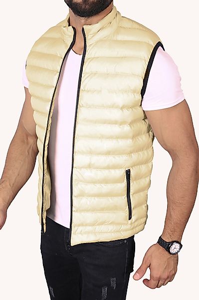 Megaman Jeans Steppweste Herren Steppweste Übergangs Bodywarmer Ärmellos Pr günstig online kaufen