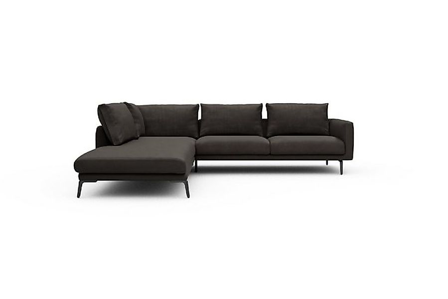 moebelfaktor Ecksofa Karl Relax-Ecke links mit 2,5-Sitzer, Schlanker Rahmen günstig online kaufen