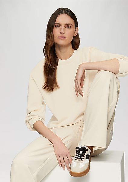 s.Oliver Sweatshirt Scuba-Sweatshirt aus Modalmix mit günstig online kaufen