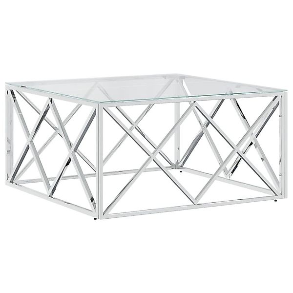 furnicato Couchtisch 80x80x40 cm Edelstahl und günstig online kaufen