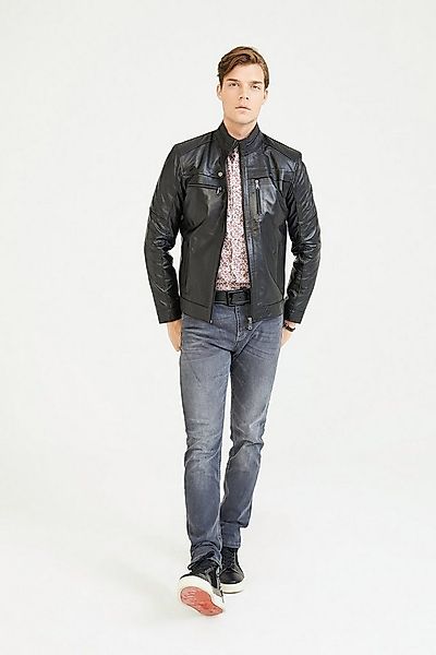 dc Dericompany Lederjacke BD00212 Herren Lammlederjacke "Ulric" Schwarz, Bi günstig online kaufen